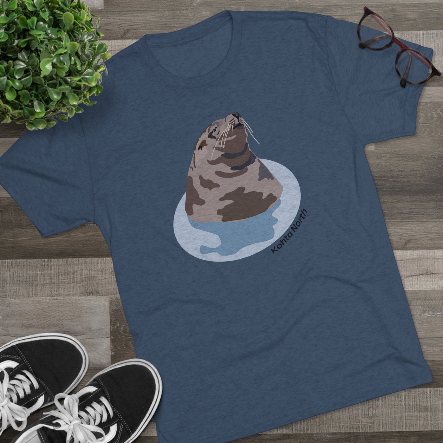 Sea Lion Tri-Blend Crew Tee