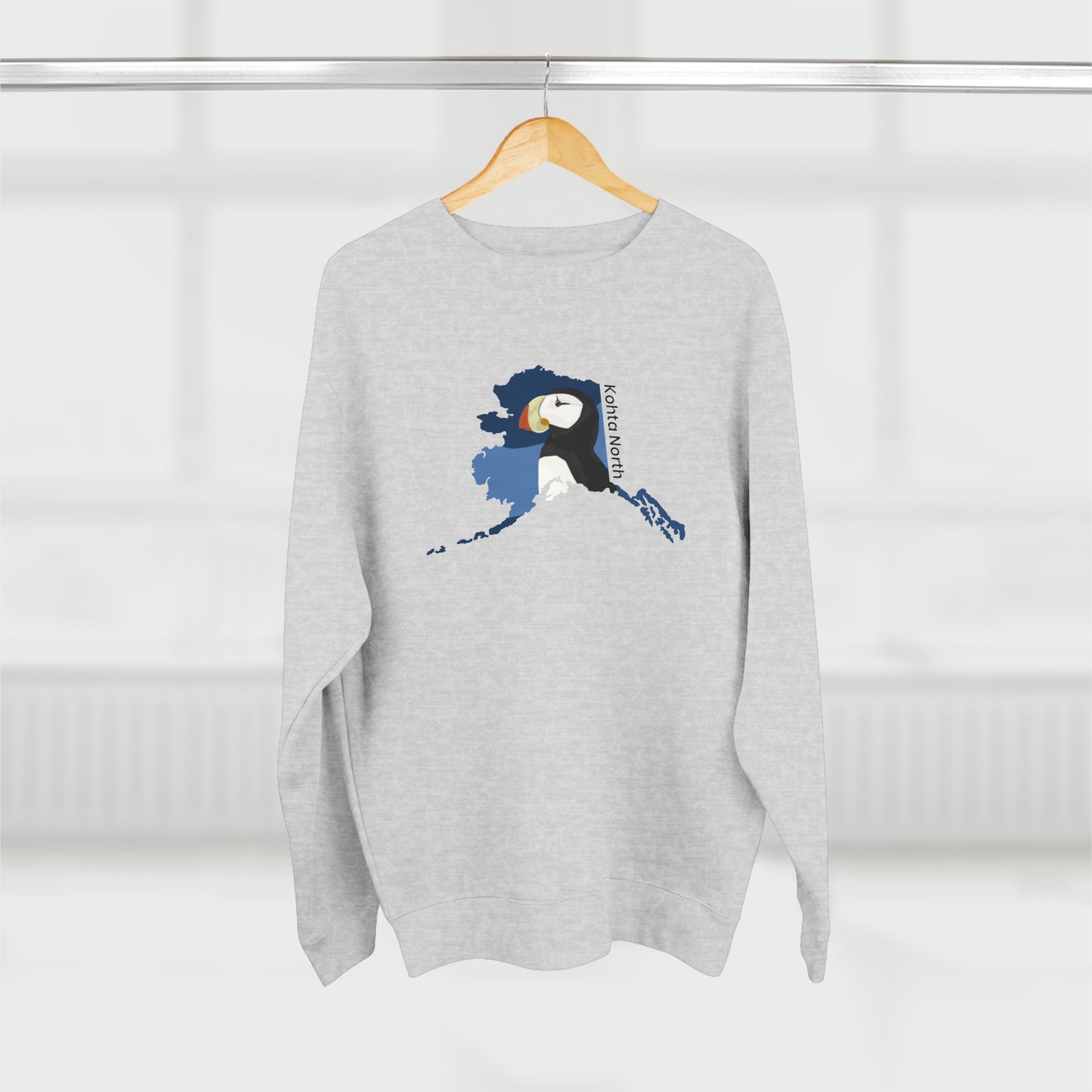 Alaska Puffin Crewneck Sweatshirt