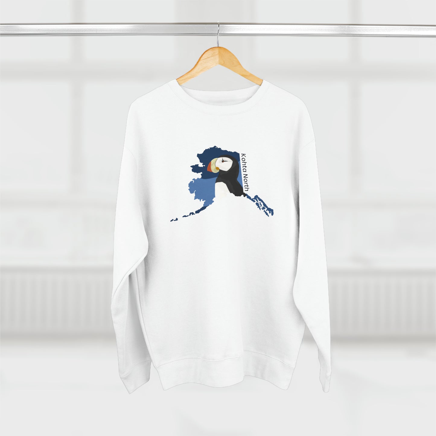 Alaska Puffin Crewneck Sweatshirt