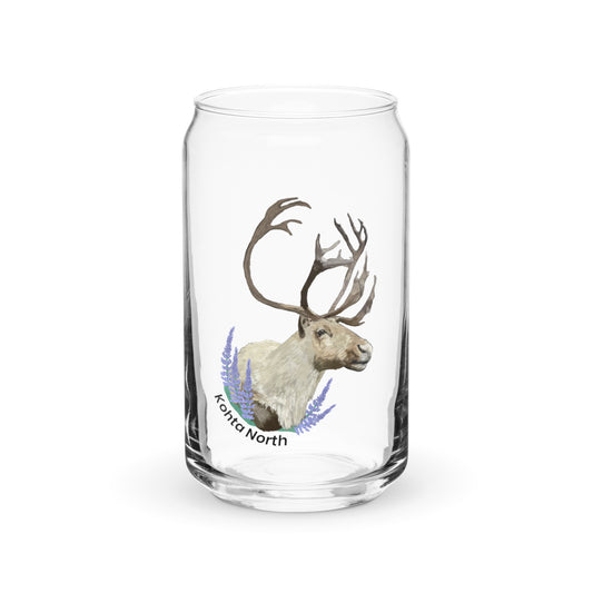 Caribou Can-Shaped Glass