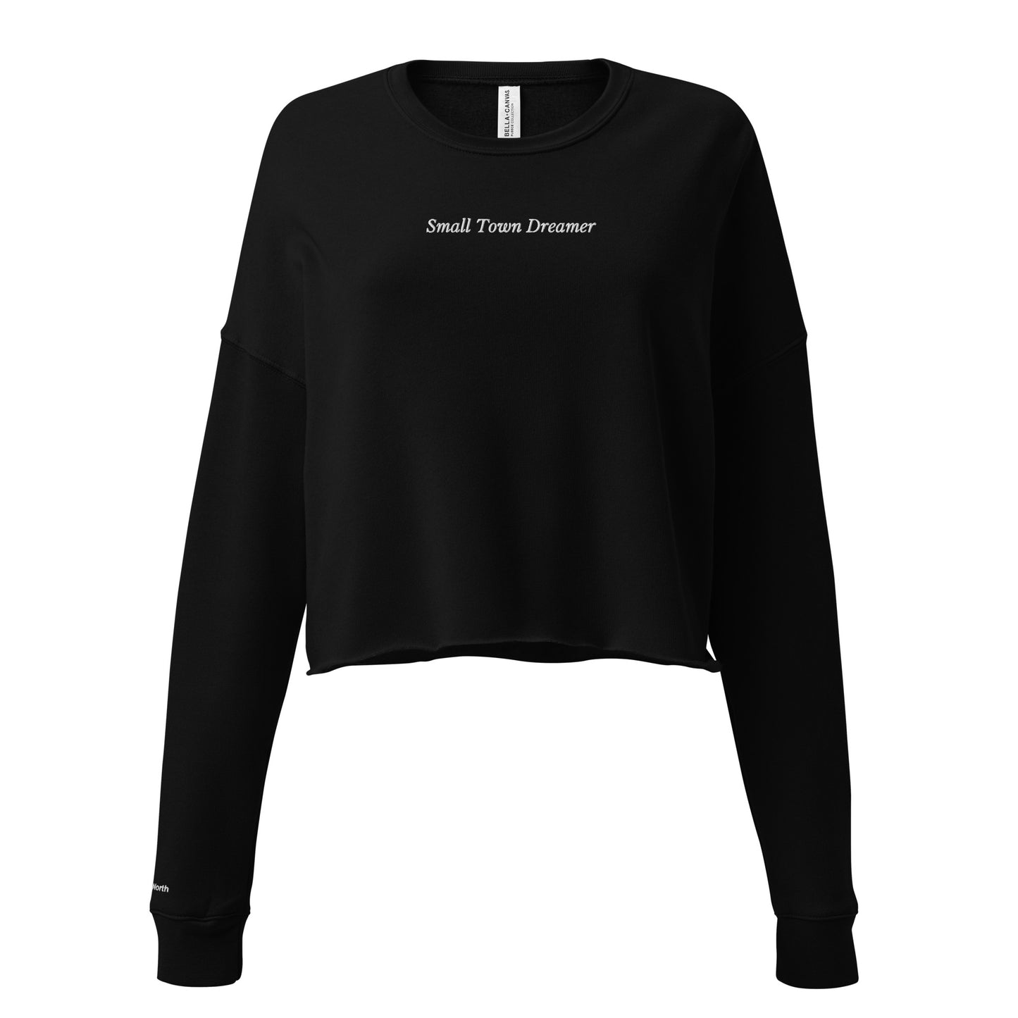 Women's Small Town Dreamer Crop Sweatshirt