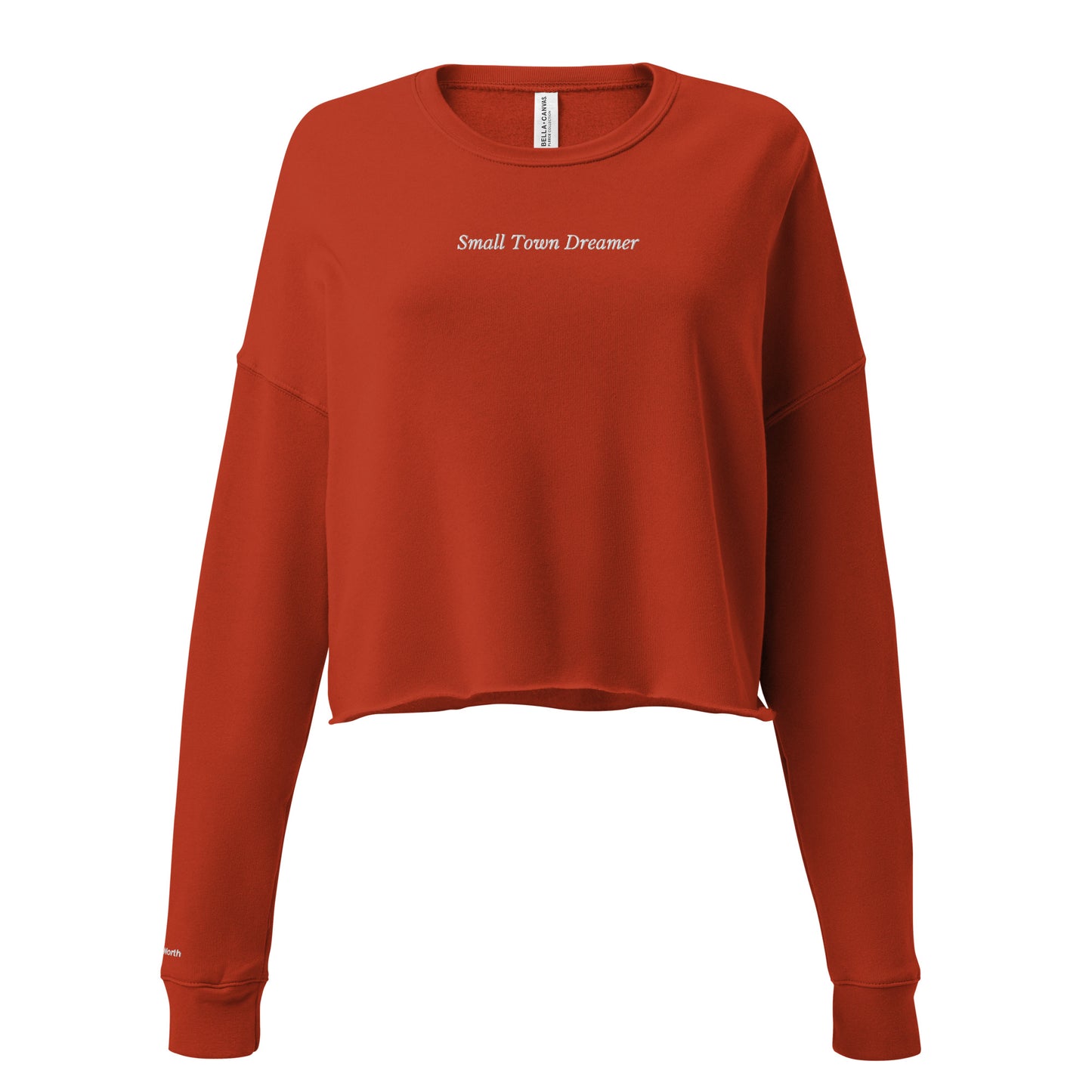 Women's Small Town Dreamer Crop Sweatshirt