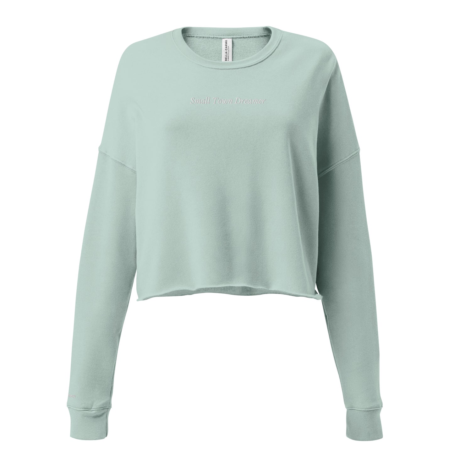 Women's Small Town Dreamer Crop Sweatshirt