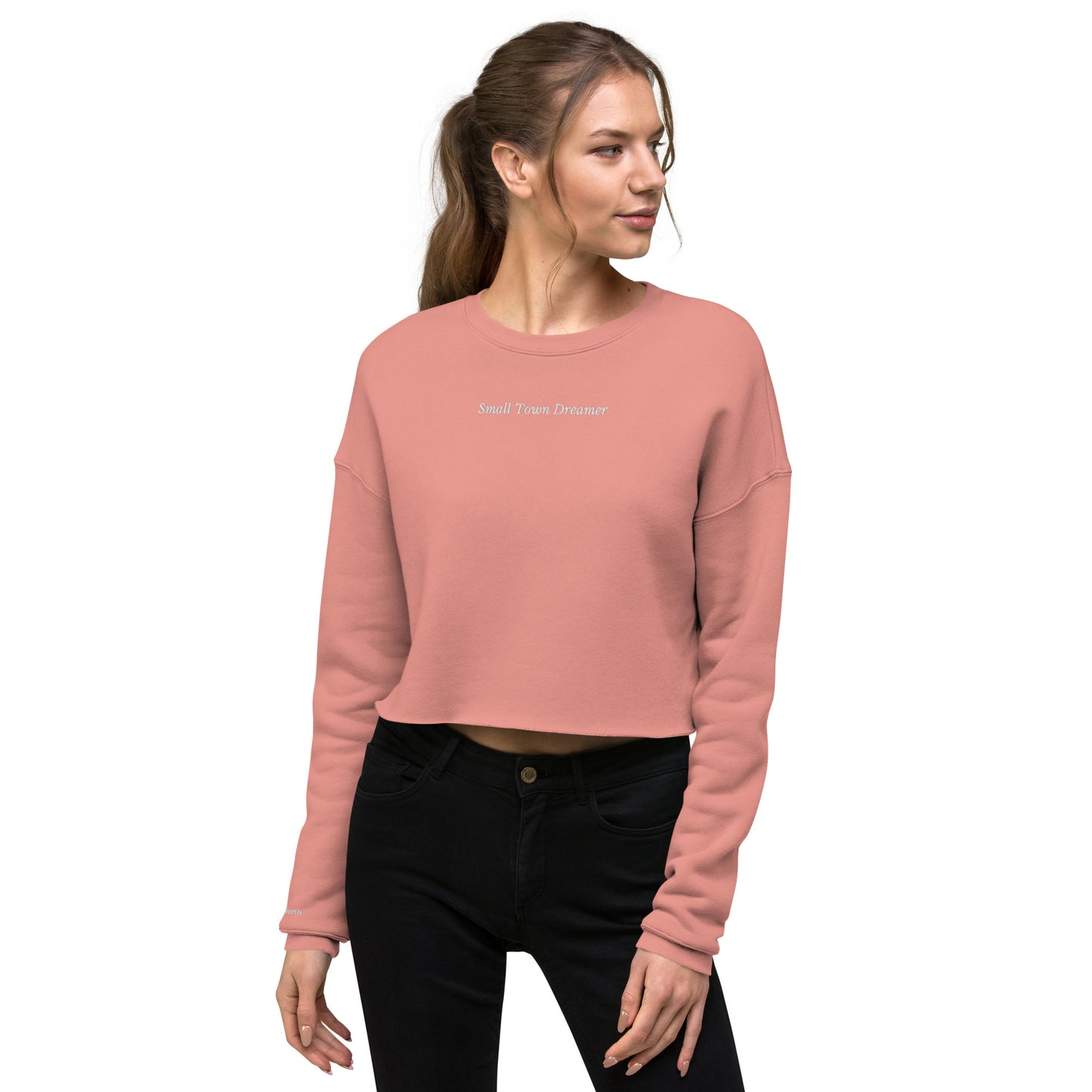 Women's Small Town Dreamer Crop Sweatshirt