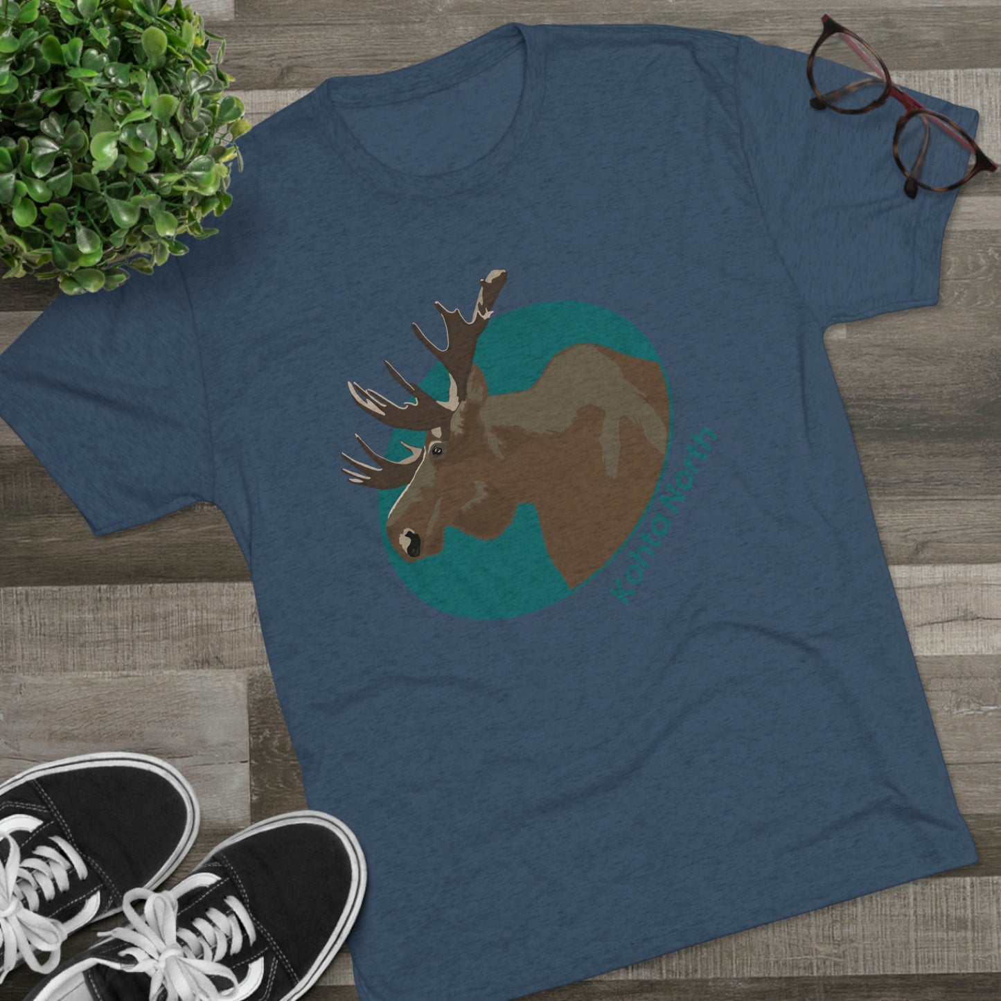 Moose Tri-Blend Crew Tee