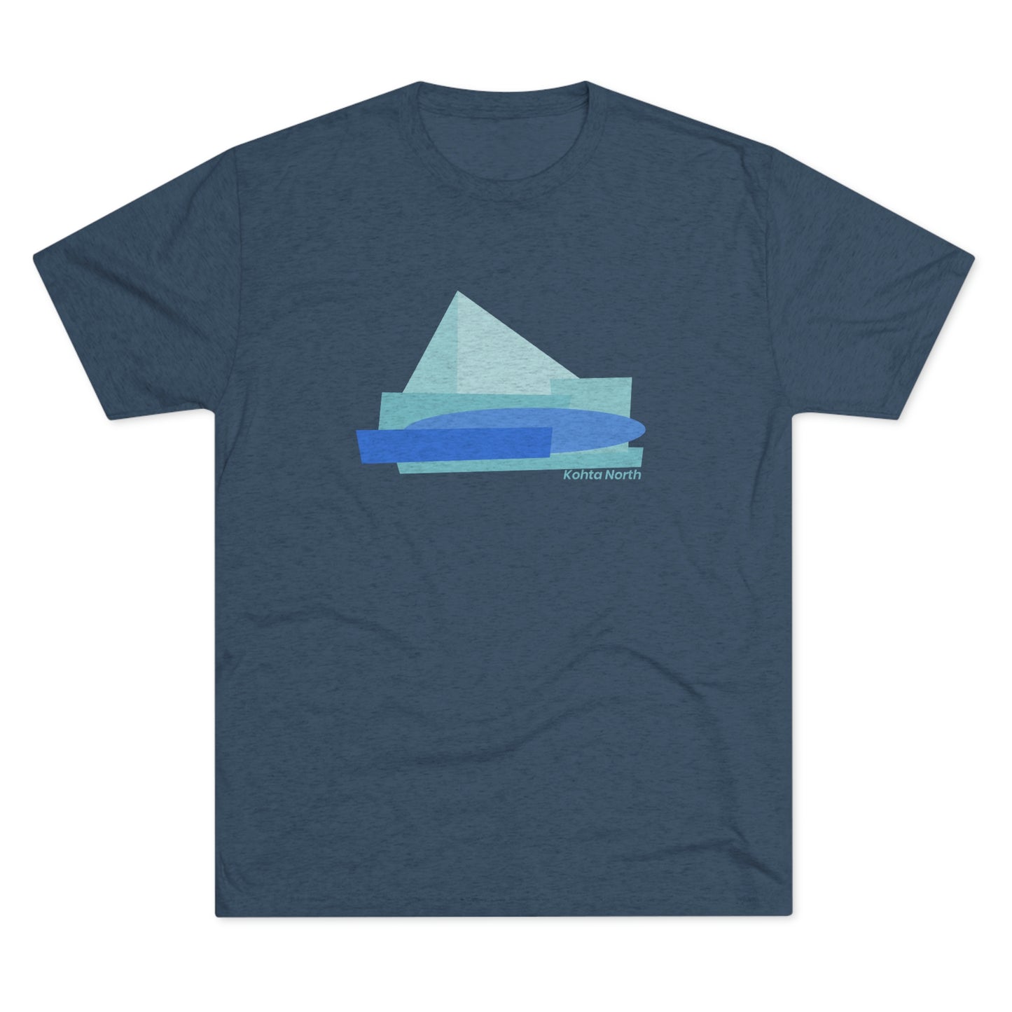 Mountain Blue Tri-Blend Crew Tee