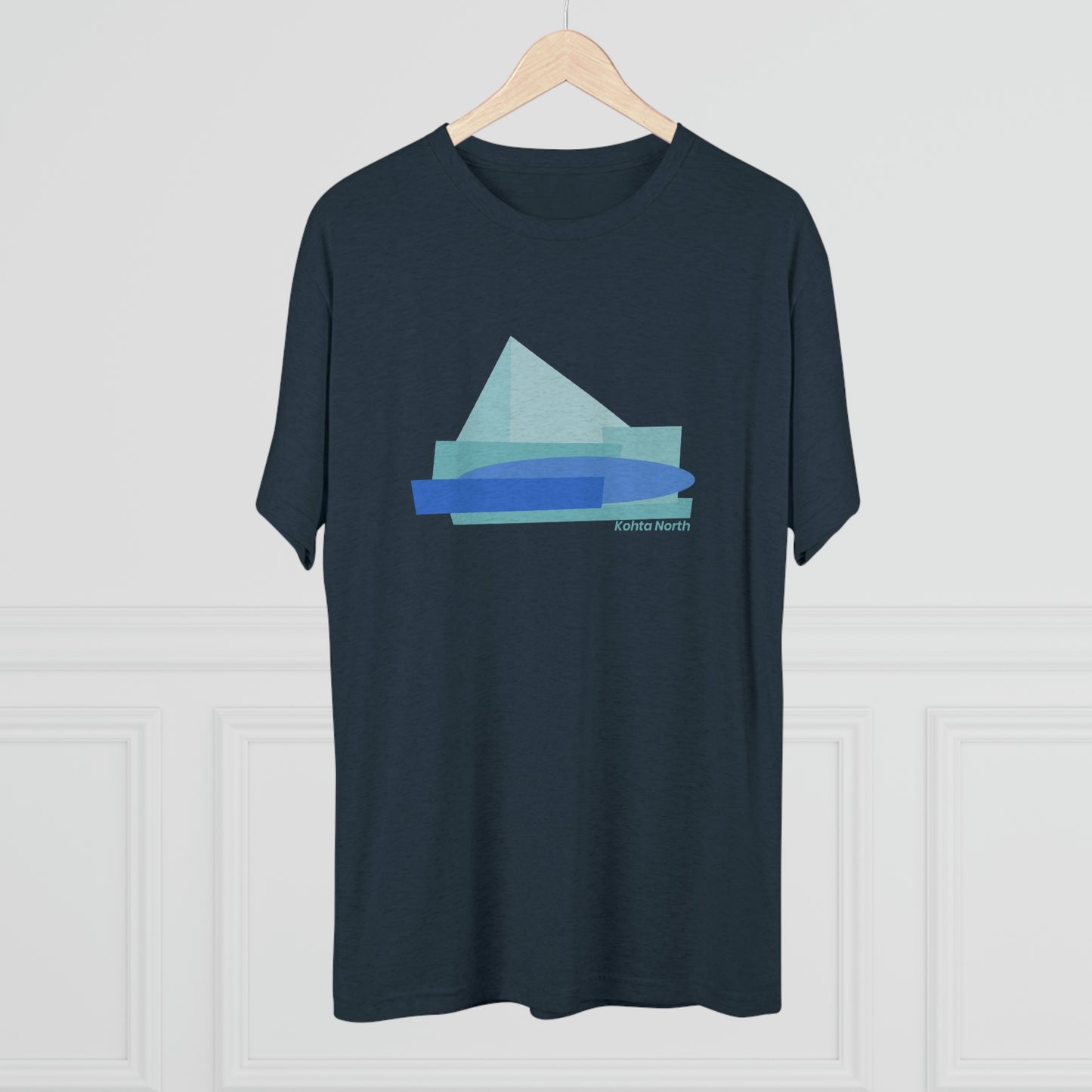 Mountain Blue Tri-Blend Crew Tee