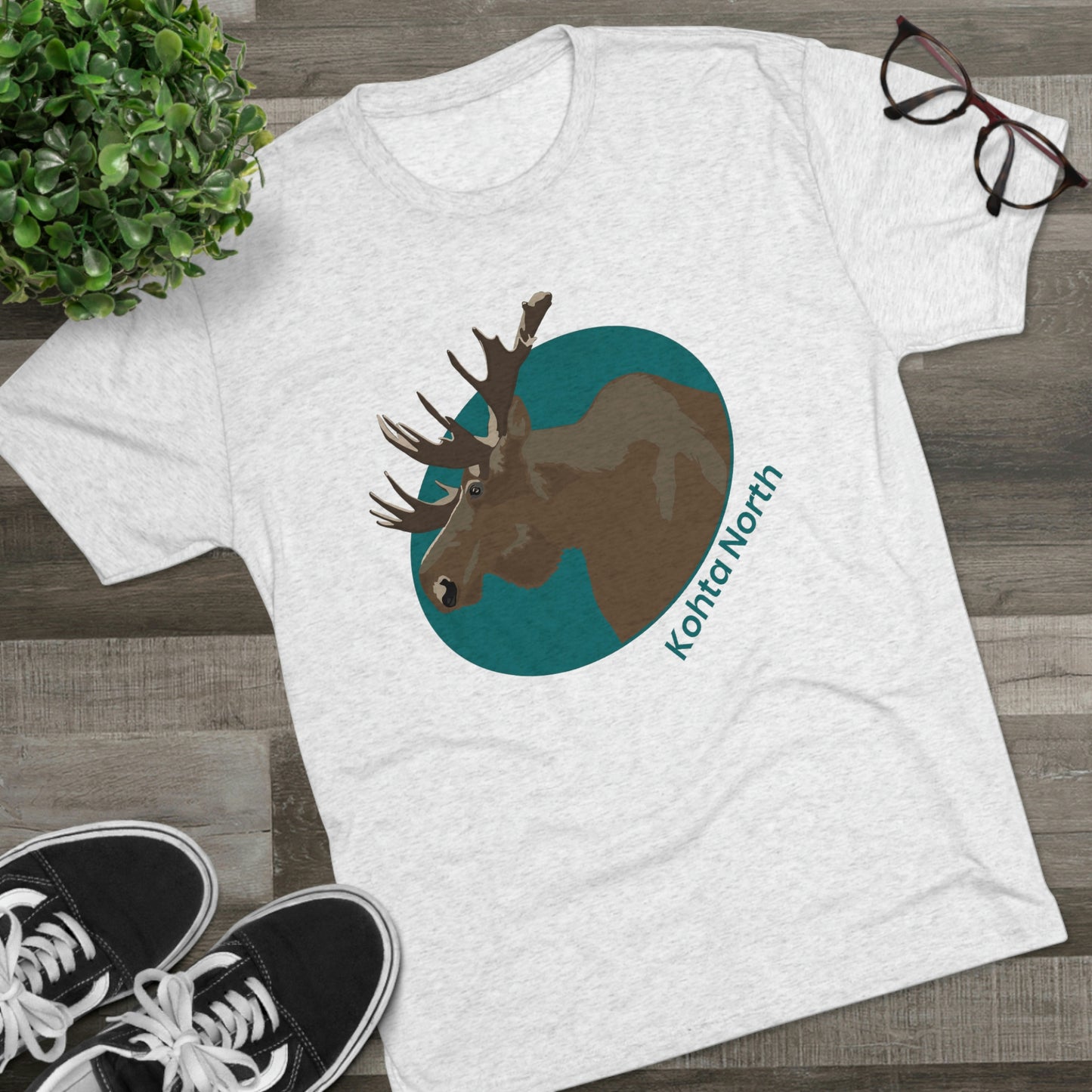 Moose Tri-Blend Crew Tee