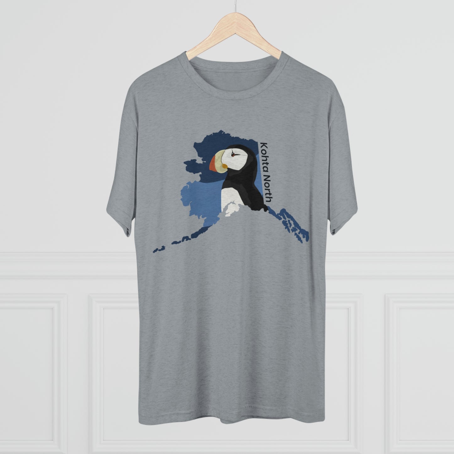 Alaska Puffin Tri-Blend Crew Tee