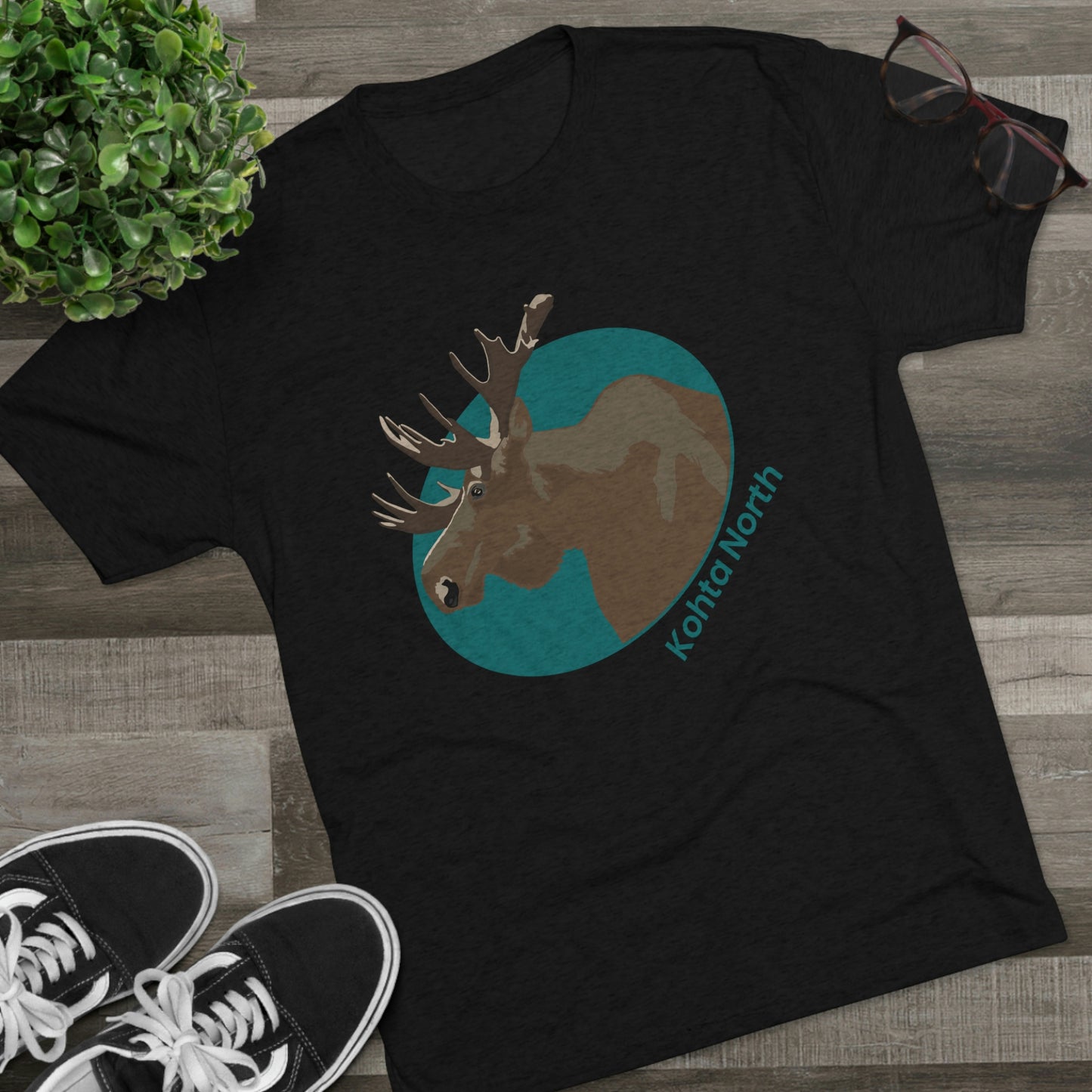 Moose Tri-Blend Crew Tee