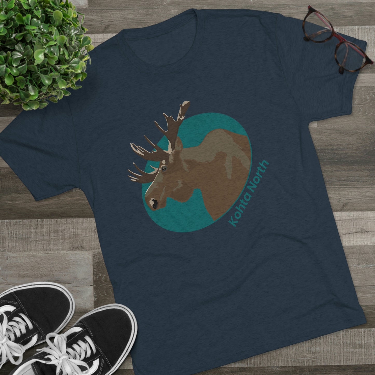 Moose Tri-Blend Crew Tee