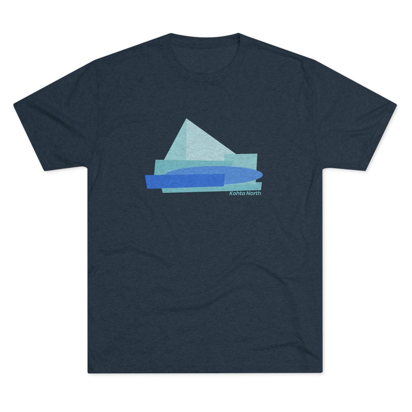 Mountain Blue Tri-Blend Crew Tee