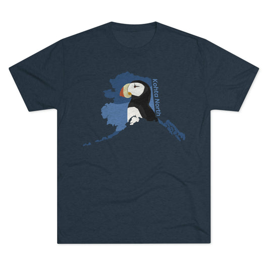 Alaska Puffin Tri-Blend Crew Tee