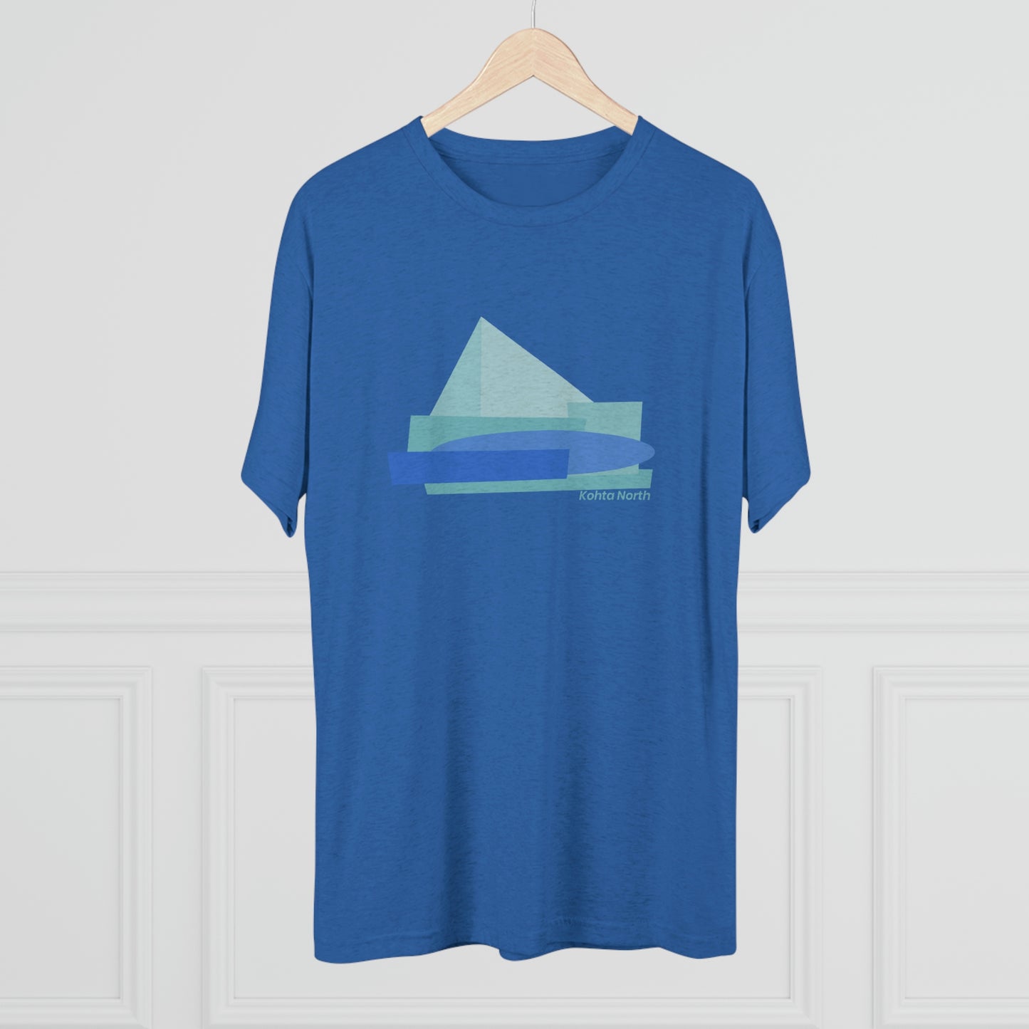 Mountain Blue Tri-Blend Crew Tee