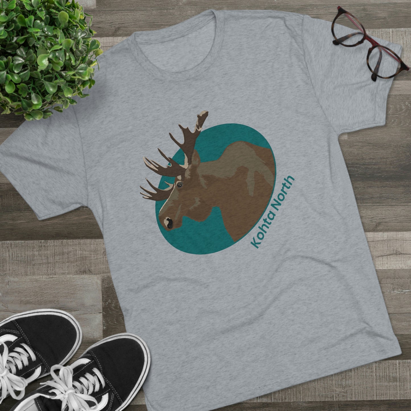 Moose Tri-Blend Crew Tee