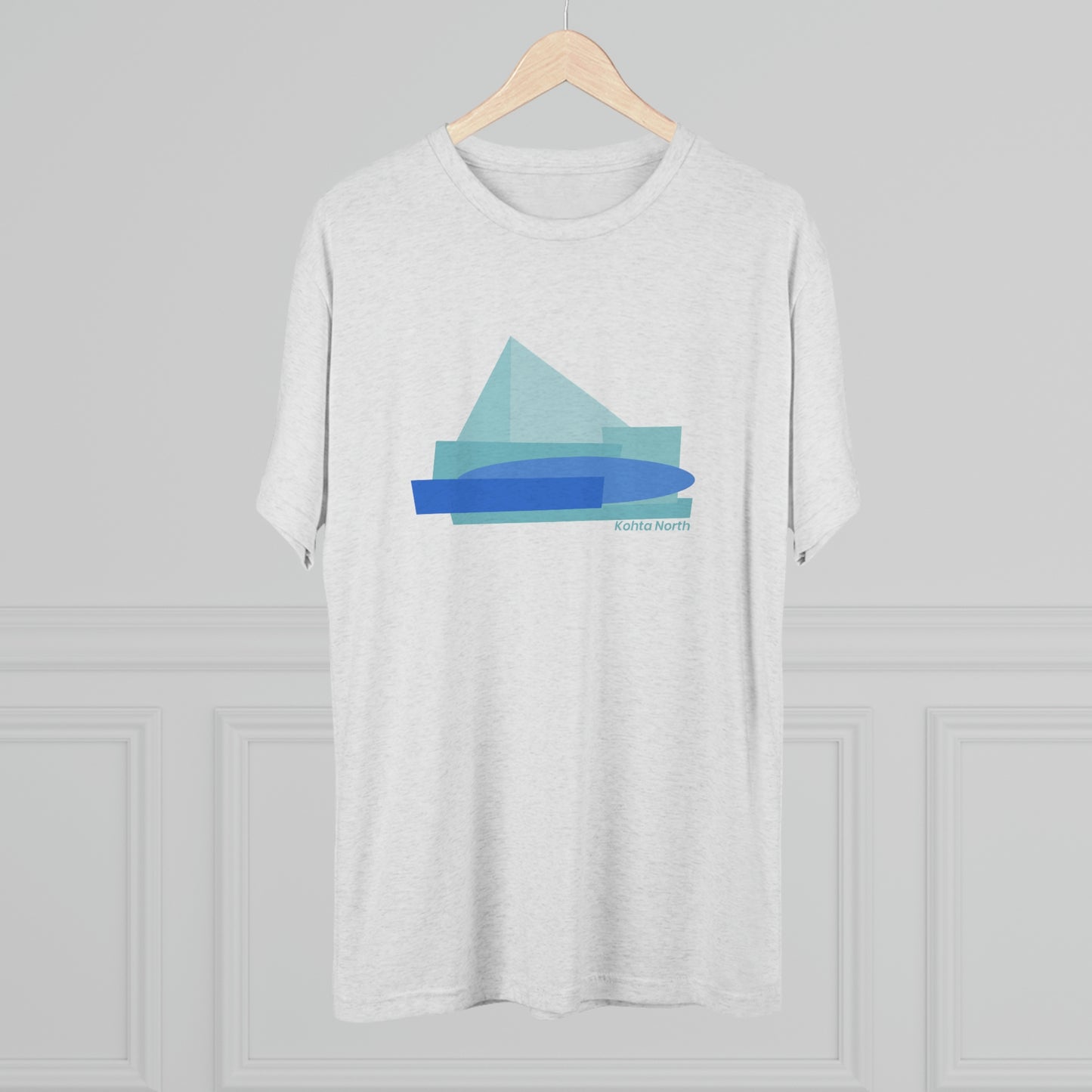 Mountain Blue Tri-Blend Crew Tee